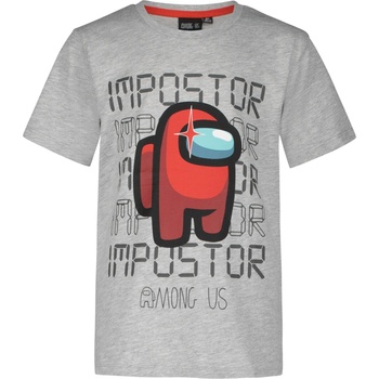 Image 1 of Тениска Among Us Grey, размер 116 (MB-AMON-004_116)