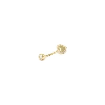 Pattic zlatá náušnice piercing LODCE001504Y