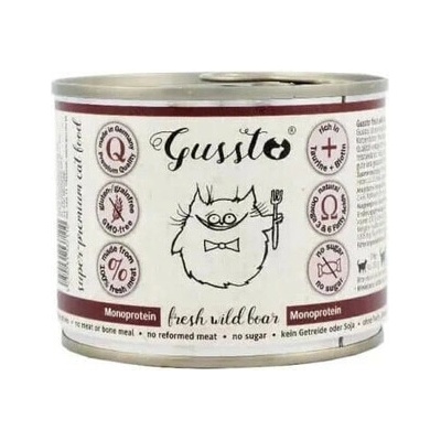 GUSSTO Cat Fresh Wild Boar 200 g