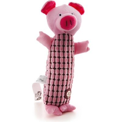 JK ANIMALS plyšové prasiatko Long dlhá plyšová pískacia hračka pre psov 28 cm