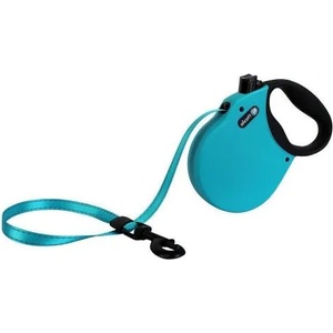 alcott Adventure retractable leashes - автоматичен повод с мека дръжка Адвенчър, СИН, размер S - дължина на повода 4, 8 м - подходящо за кучета до 20, 4 кг ADSBE