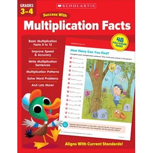 Scholastic Success with Multiplication Facts Grades 3-4 | Scholastic Teaching Resources (ISBN: 9781338798555)
