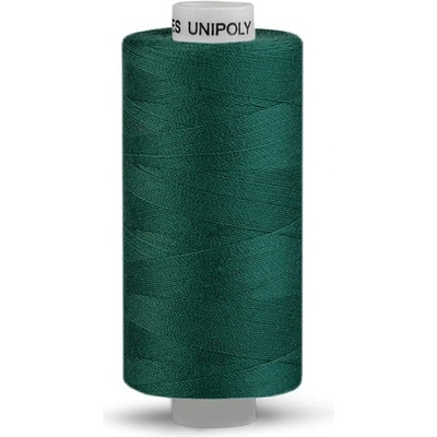 Polyesterové nitě Unipoly návin 500 m, střední, 678 Alpine Green
