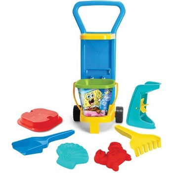 Wader Количка с комплект за пясък - СпонджБоб