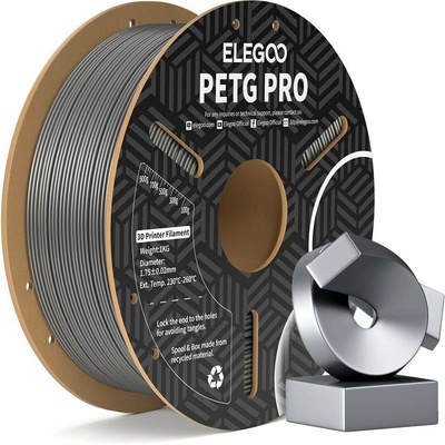Elegoo PETG PRO 1,75mm 1 kg Sliver 50.203.0207