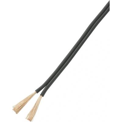 Tru Components 1565193 lanko/ licna 2 x 1.50 mm² černá 50 m