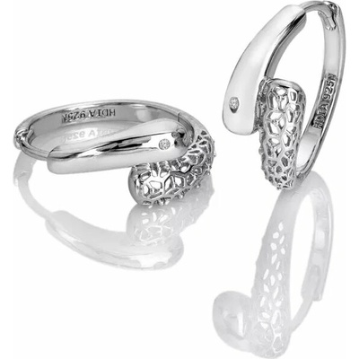Hot Diamonds Stříbrné náušnice Aster DE860