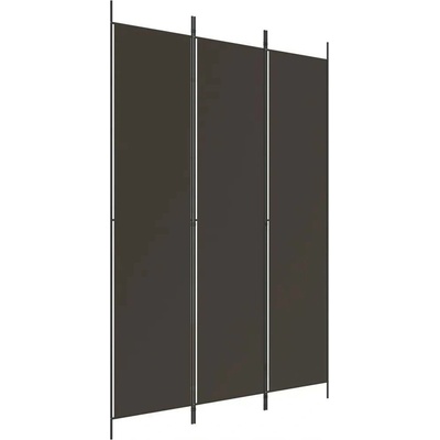 Lumarko Paraván 3-panelový hnědý 150x220 cm t