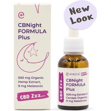 Enecta CBNight PLUS konopný olej s melatonínom 250 mg CBN 250 mg CBD 30 ml