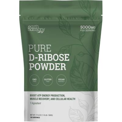Earth Harmony D-Ribose, 500 g, Earth Harmony (11348 (EH-DR-500G) EH)