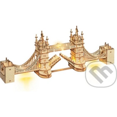 Robotime Rolife Svítící 3D dřevěné puzzle Tower Bridge 113 ks – Sleviste.cz