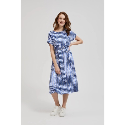 Moodo Синя раирана миди рокля Moodo Moodo | Sin | ЖЕНИ | XS