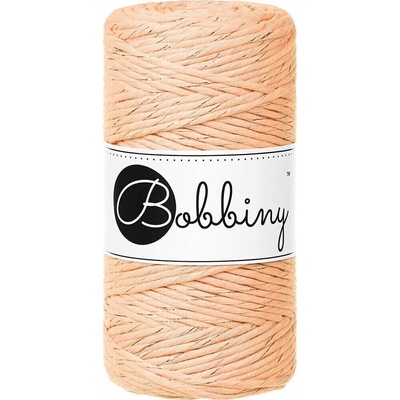 Bobbiny Macrame Cord 3 mm 100 m Unicolor Peach Fuzz Šňůra