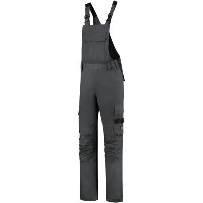 Tricorp Bib & Brace Twill Cordura Pracovní kalhoty s laclem unisex T67 tmavo šedá