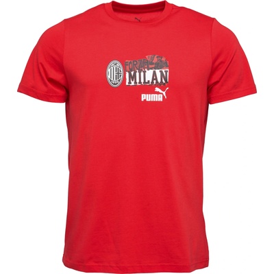 Puma AC Milan NRGY Tee červené mix