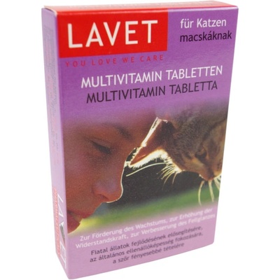 Lavet multivitamín pre mačky 50 ks