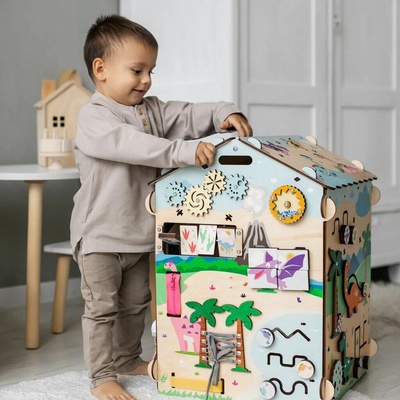 BusyKids Activity board Domeček DINO