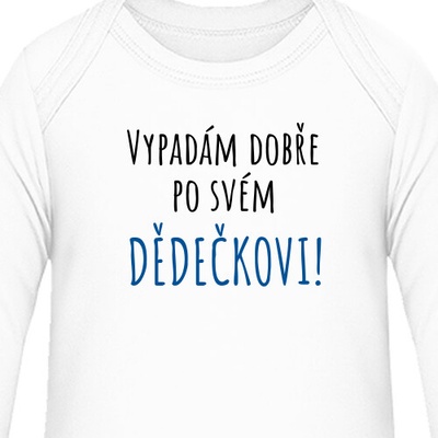 Dětské body pro kluka Vypadám dobře dětské