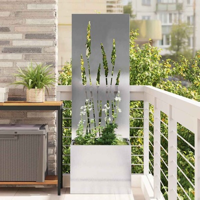 vidaXL Екран за градинска неприкосновеност Сив 50 x 150 cm (876466)