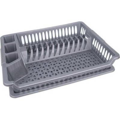 Hobby Life Odkapávač na nádobí - šedá metalová