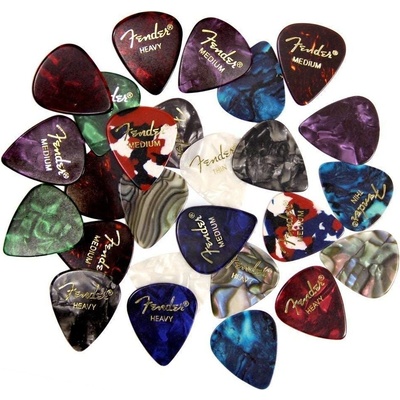 Fender Premium Cell Mix Pickpack 24 Trsátko / Brnkátko