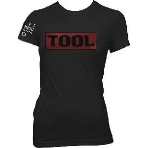 Tool Shaded Box (Back & Sleeve Print) Black L Дамски Риза (TOOLTS09LB03)