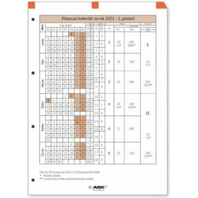 ADK Plánovací A4 1 list 2027