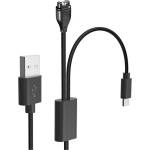 Tactical GIGAPACK Кабел за зареждане 2в1 USB - Garmin/Type-C, 115 см, ЧЕРЕН GP-138235 (57983111856)