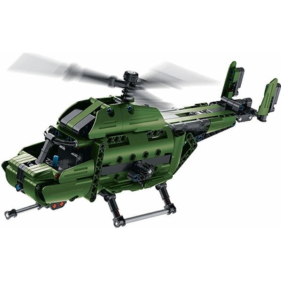 iM.MASTER 2v1 vrtulník s mechanickým pohonem plast 393 dílků