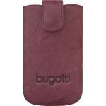 Bugatti Кожен калъф за Motorola Defy, Acer Liquid S100, BlackBerry 9800 Torch, Bold 9000, Bold 9700 и др. (лилав) - Bugatti SlimCase Unique Leather Case L