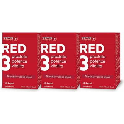 Cemio RED3 3 x 90 kapsúl