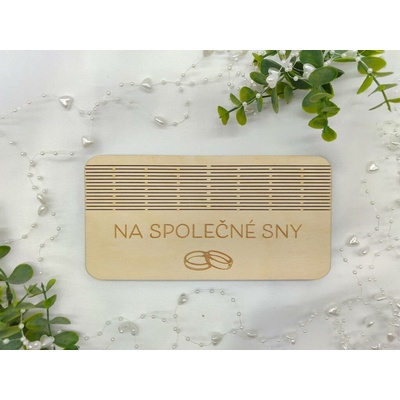 Svatební krabička na peníze D-decor - Na společné sny