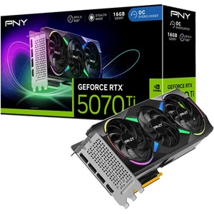 PNY GeForce RTX 5070 Ti Gaming Triple Fan ARGB (VCG5070T16TFXXPB1) Видео карти
