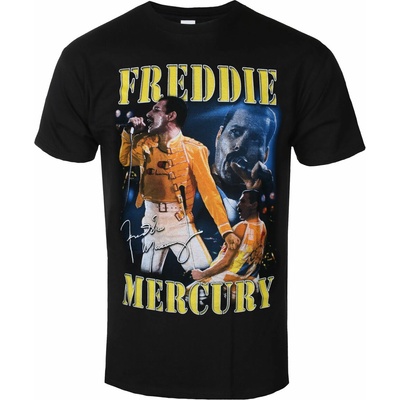 ROCK OFF Мъжка тениска Freddie Mercury - Live Homage - ROCK OFF - FREDTS04MB