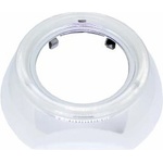 Carmart Капачки за лупи 2.5" полукръгла хром с място за ангелски очи D=13cm