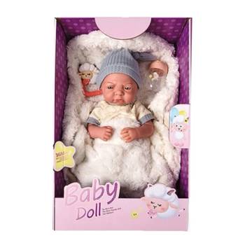Image 1 of OCIE - Baby Doll Реалистично Бебе 35см. с Пухкаво Чувалче Сива Шапка OTM0051984/2306O0436