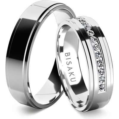 Bisaku snubní Avis BIS B078515WG Stříbrná