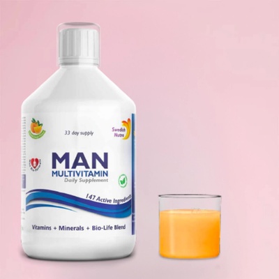 Swedish Nutra Man Multivitamin s jedinečným zložením pre mužov 500 ml