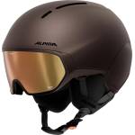 Alpina Ски каска Alpina Vizzard Q-Lite S2 Ski helmet - Ox Brown Matt / Gold - размер 59-63 cm (418-1505-0612)