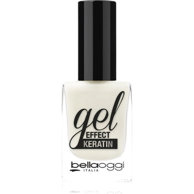 Gel Effect Keratin Nail Polish лак за нокти цвят Milky White 10ml