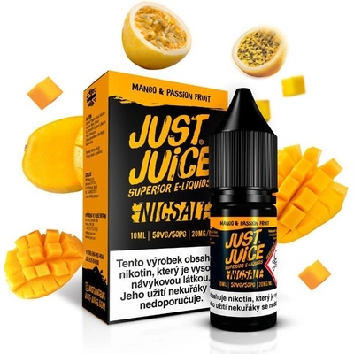Just Juice Salt Fusion Mango & Passion Fruit 10 ml 20 mg