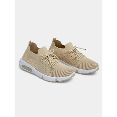 Resti Women's slip-on fabric sports shoes Terrifa bílá krémová