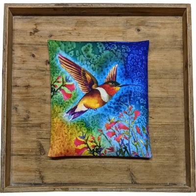 Ovopecka pohankový polštářek hřejivý Kolibřík 27x24 cm