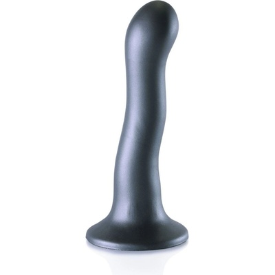 Ouch! Ultra Soft Silicone Curvy G-Spot Dildo 7" Gun silikónové dildo s prísavkou 17,2 x 2,8ؘ–3,7 cm