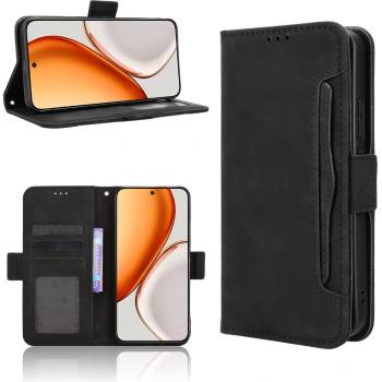 Huawei Калъф Портфейл за Honor Magic8 Lite 5G, Кожен PU+TPU, Джобове за Карти, Разделящ се, Магнитно Затваряне, Вкл. Скрийн Протектор