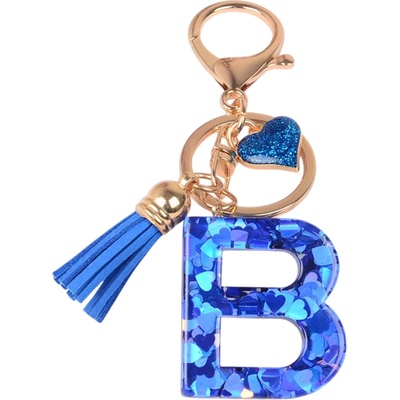 HARAHU Ключодържател Азбука - b / Тъмно Синя kp37861 (37861)
