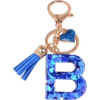 HARAHU Ключодържател Азбука - b / Тъмно Синя kp37861 (37861)