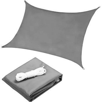 Bestent Градински слънцезащитен екран 3x3m сив 180g/m2 (19194G GRAY)