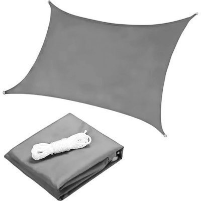Bestent Градински слънцезащитен екран 3x3m сив 180g/m2 (19194G GRAY)