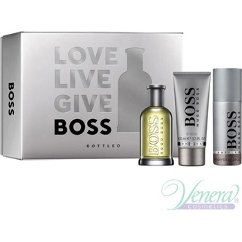 HUGO BOSS Boss Bottled Комплект (EDT 100ml + Deo Spray 150ml + SG 100ml) за Мъже